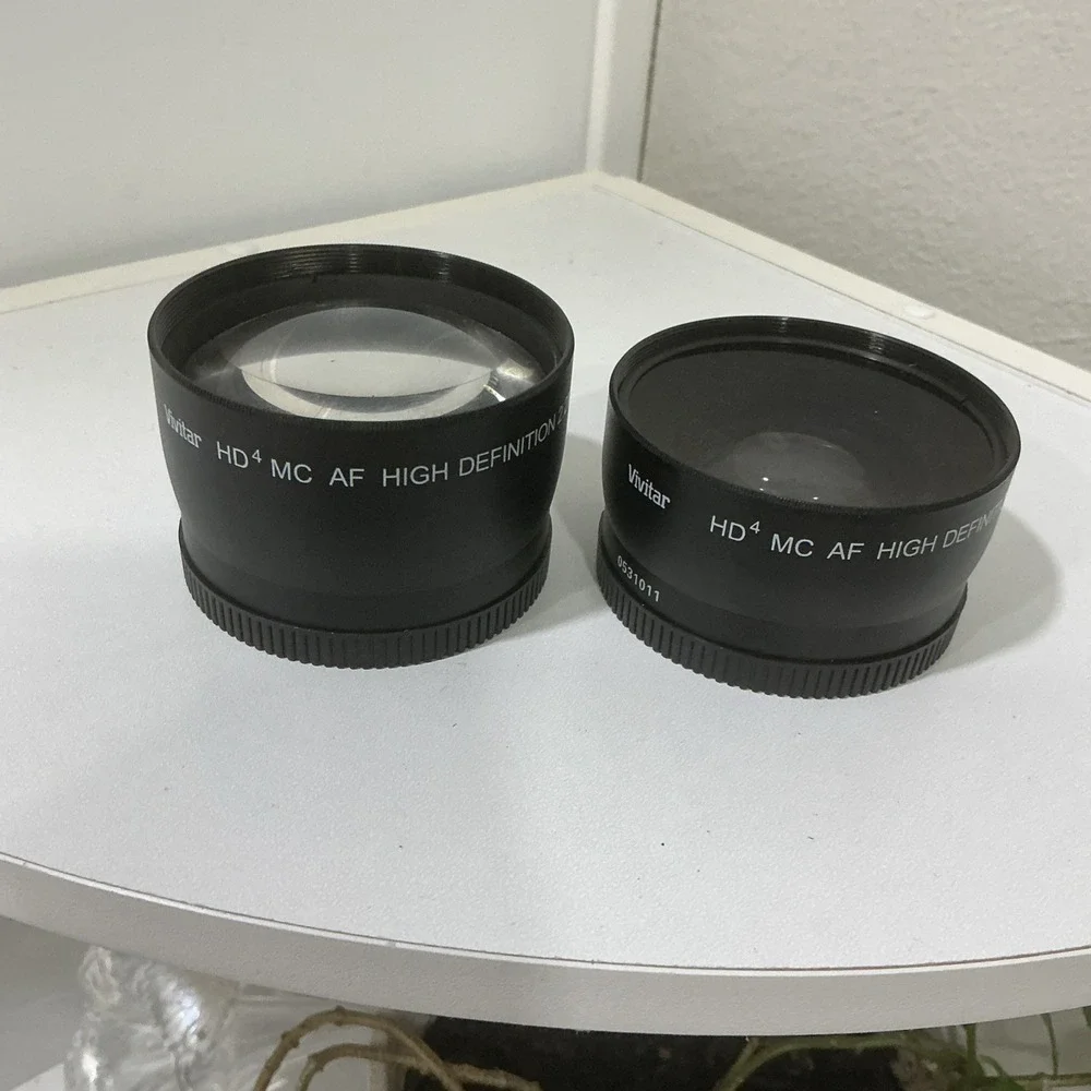 Vivitar HD4 MC AF High Definition 2.2x .43X Telephoto Converter Japan Lens Lot
